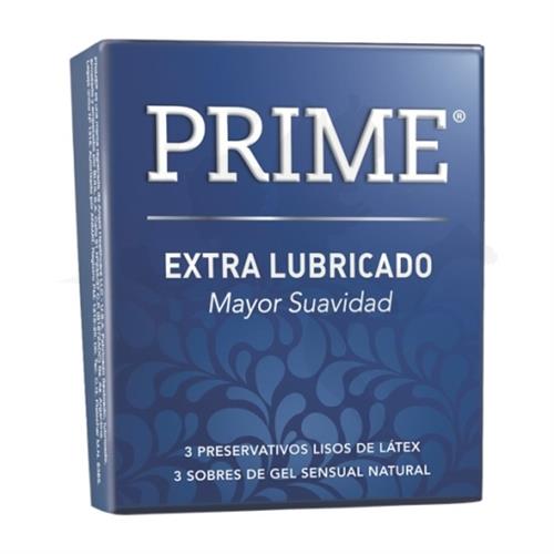 Preservativos Prime Extra Lubricados